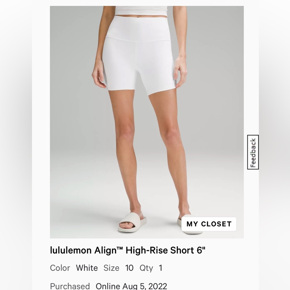 lululemon Align™ High-Rise Short 6"
